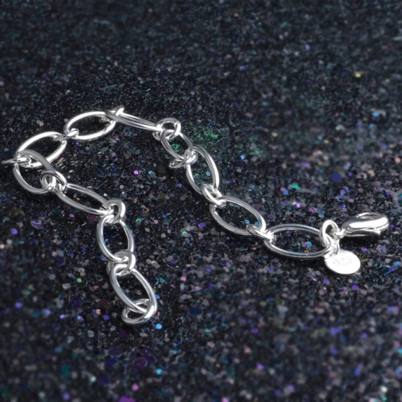 **NEW Links of Love Chain Link Bracelet - Picture 2 of 15